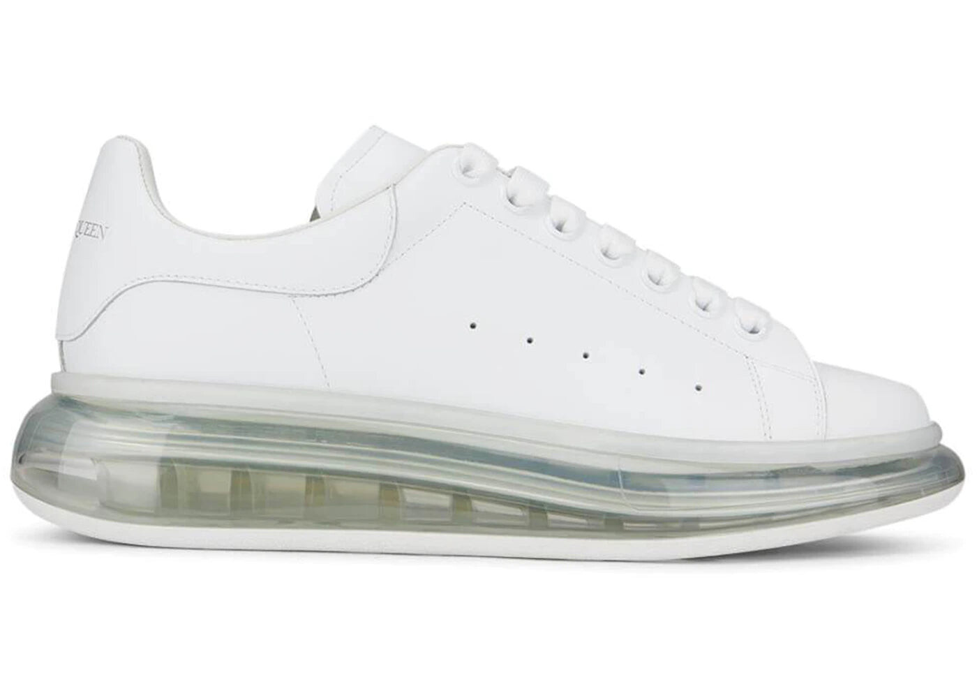 

Кроссовки мужские Alexander McQueen Oversized White Clear Sole, белый