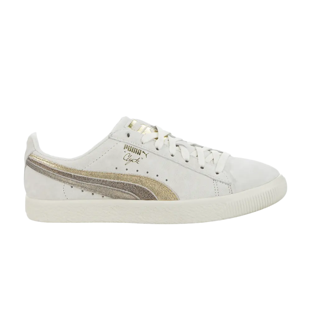 

Кроссовки Wmns Clyde Metal Leather Puma, белый