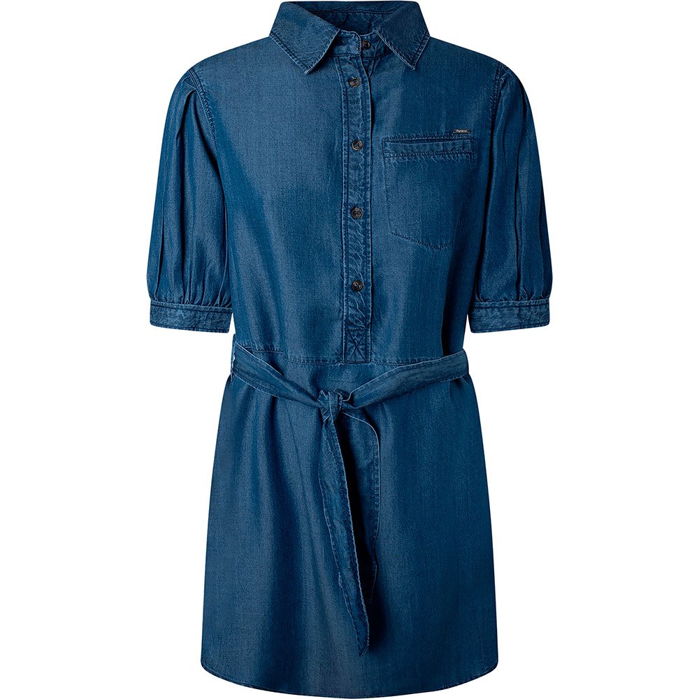 Платье с коротким рукавом Pepe Jeans Glennis, синий