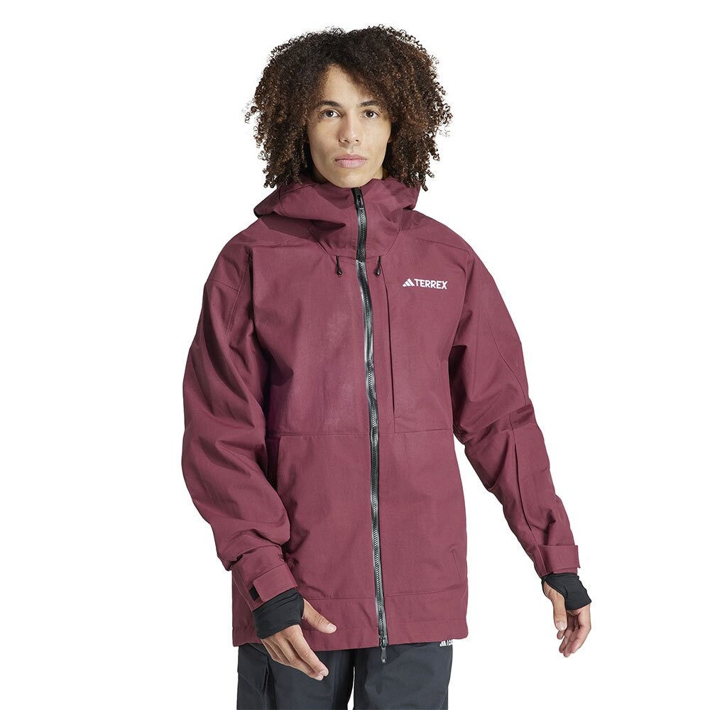 

Куртка adidas Terrex Techrock 3-Layer Post Consumer Nylon Rain.Rdy, фиолетовый