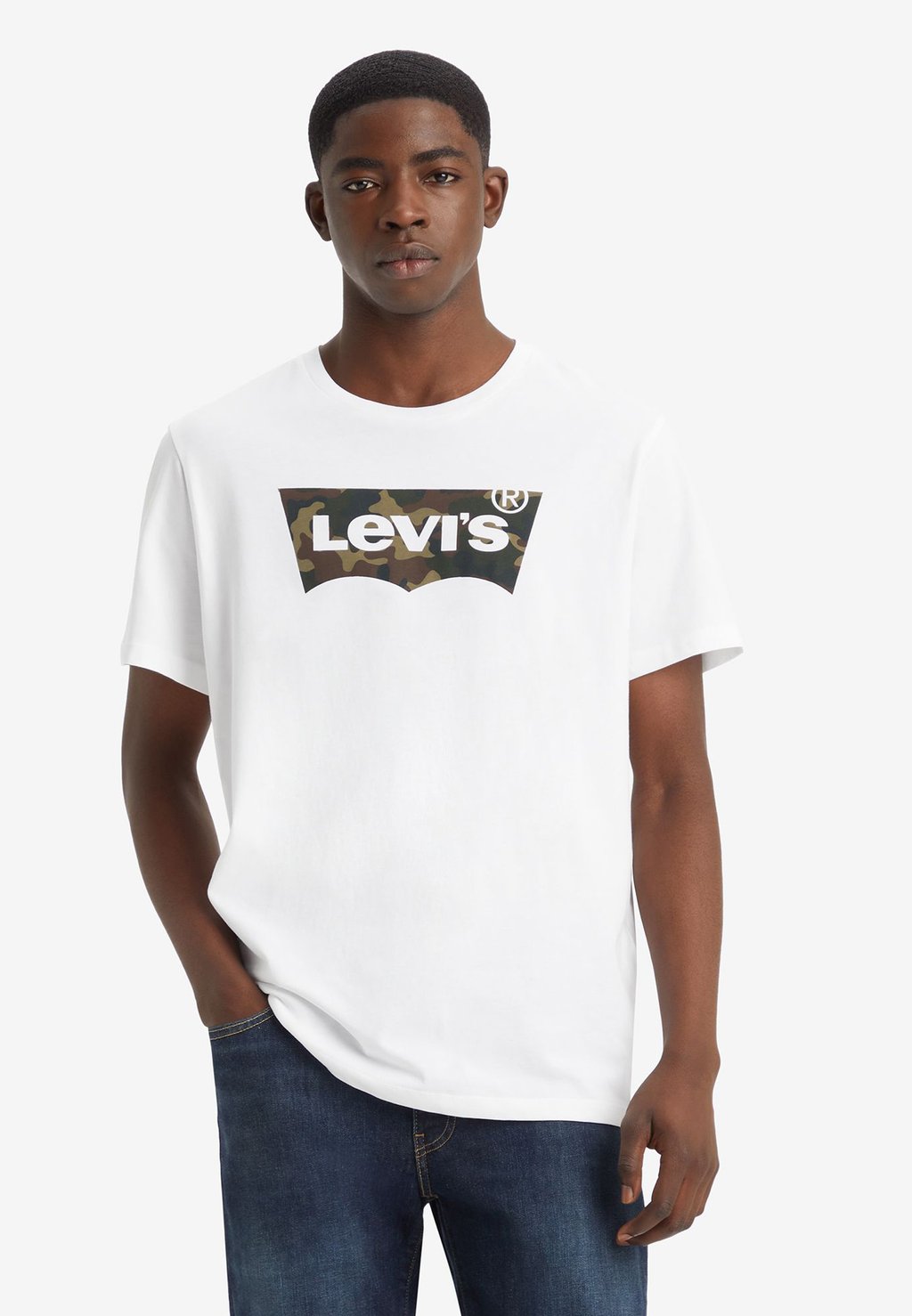 цена футболка с принтом Housemark Graphic Levi's, цвет bw logo dress blues