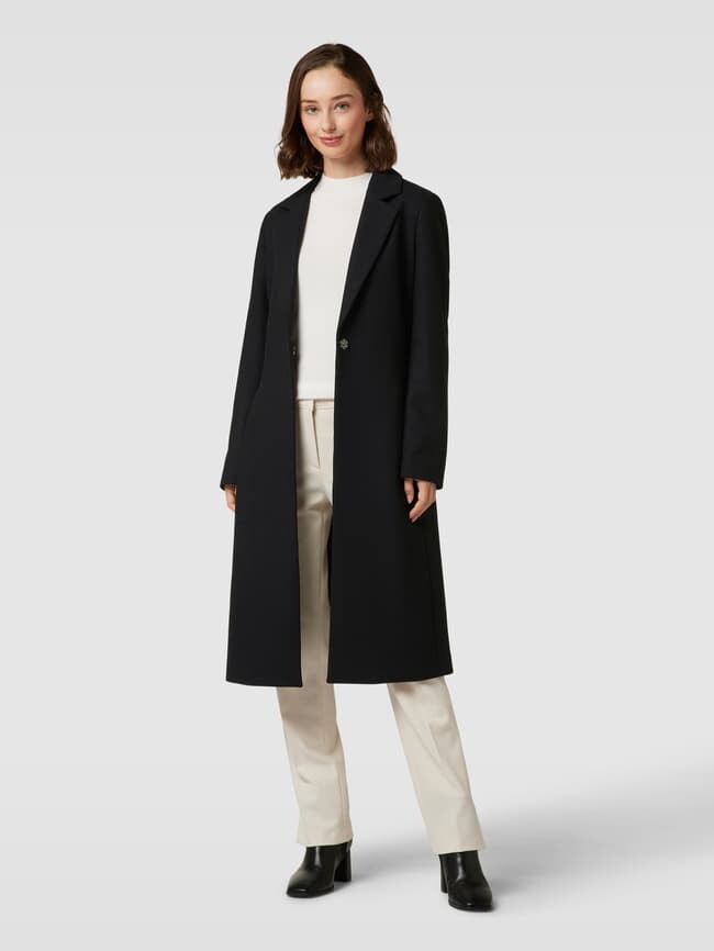 

Пальто с завязывающимся поясом Montego, черный