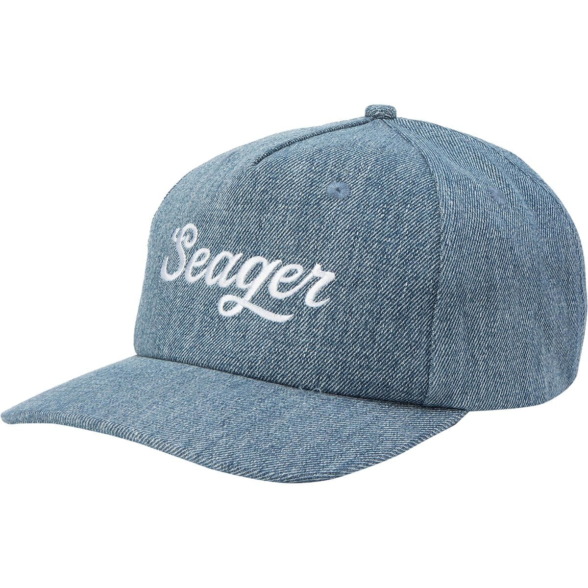 Большая джинсовая шляпа snapback Seager Co., индиго