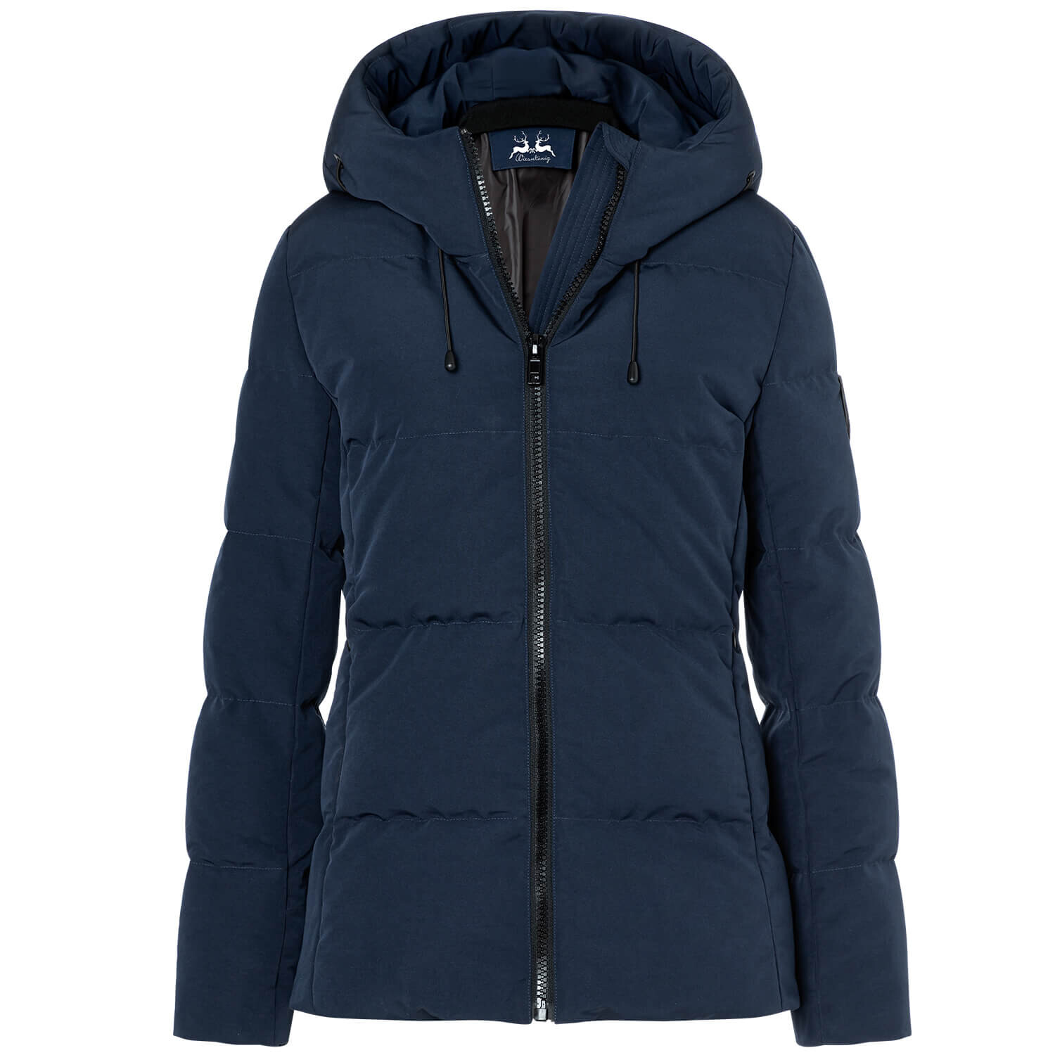 

Кожаная куртка Wiesnkönig Daunensteppjacke Ines, морской