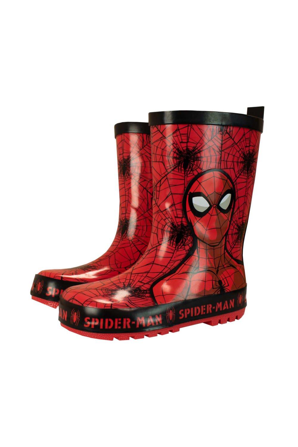 Веллингтонские ботинки «Человек-паук» Marvel, красный резиновые сапоги coccodrillo