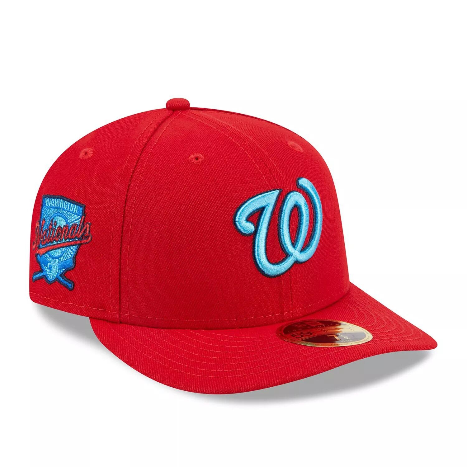 

Мужская облегающая шляпа New Era Red Washington Nationals 2023 MLB Father's Day Low Profile 59FIFTY