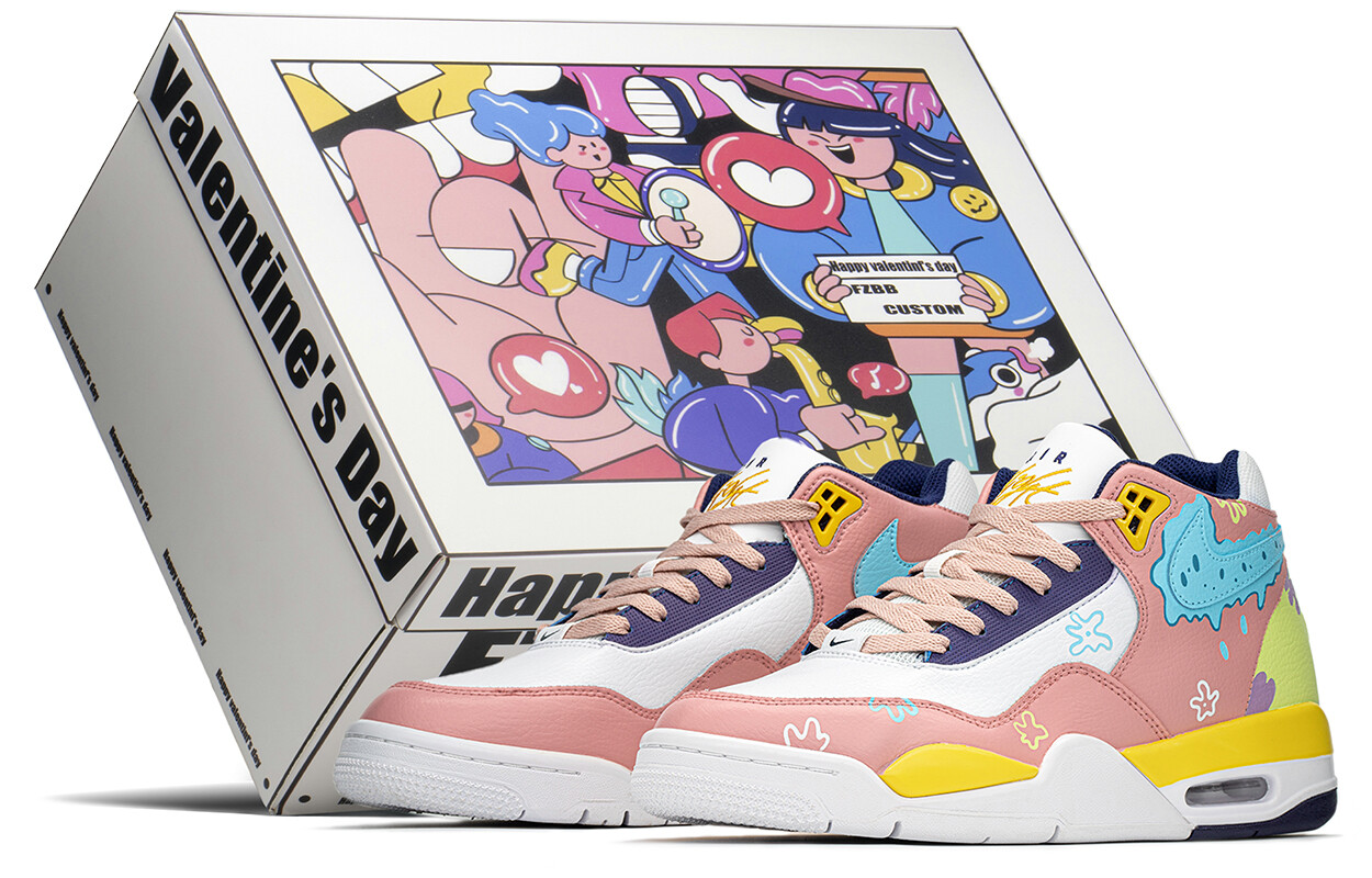 

Мужские баскетбольные кроссовки Nike Flight Legacy Vintage, Powder blue yellow