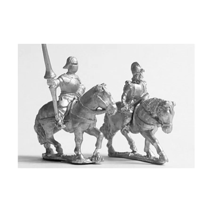 

Командный набор — конный генерал и телохранитель, Late Medieval-Early Renaissance - Cavalry & Other Mounted Figures (15mm)