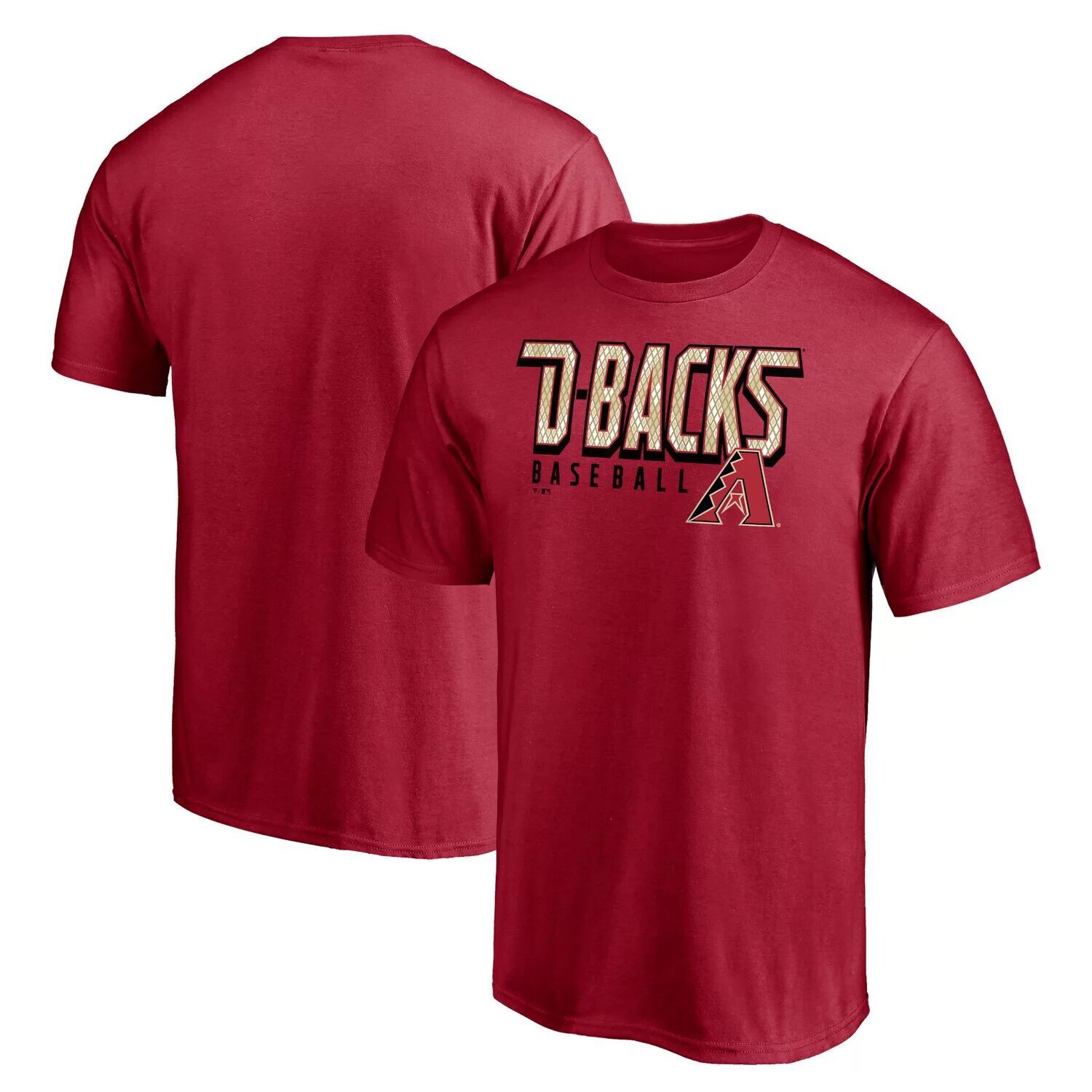 

Мужская красная футболка Fanatics с логотипом Hometown Arizona Diamondbacks
