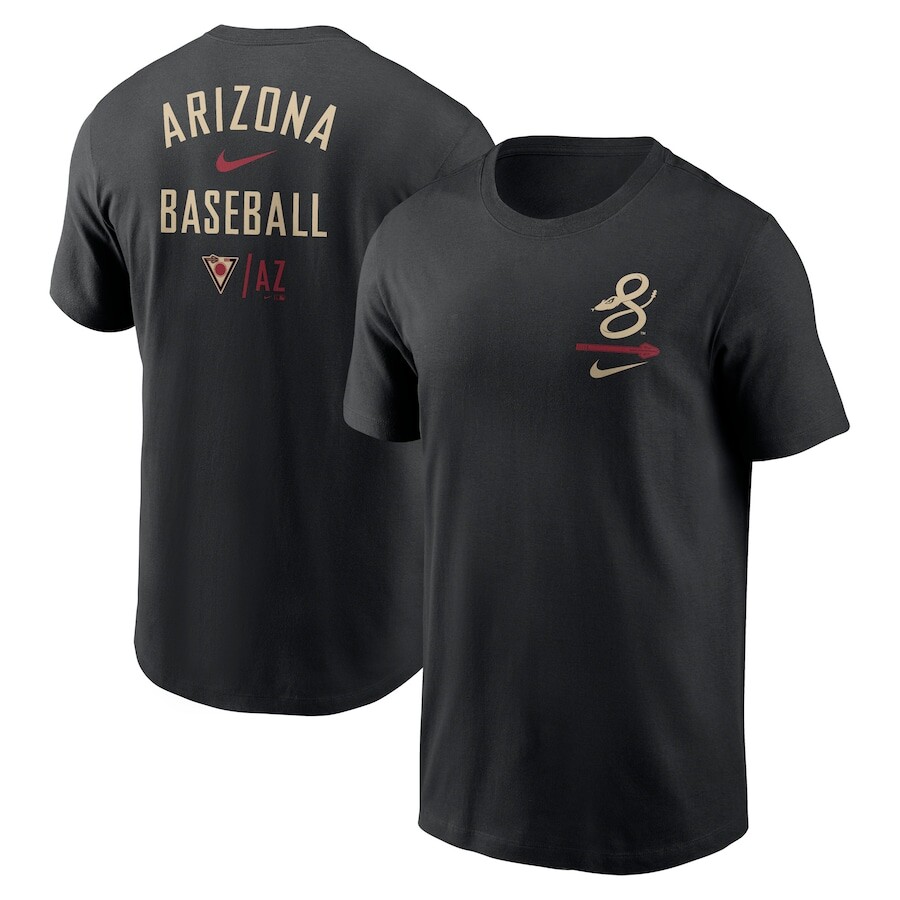 

Футболка с коротким рукавом Nike Arizona Diamondbacks, черный
