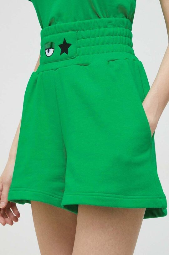 

Хлопковые шорты Chiara Ferragni, зеленый