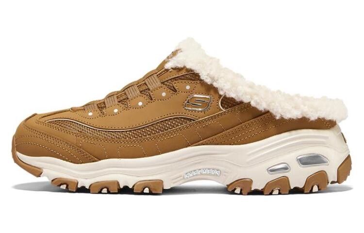 

Кроссовки женские D"Lites 1.0 Chunky с низким верхом, каштановые Skechers