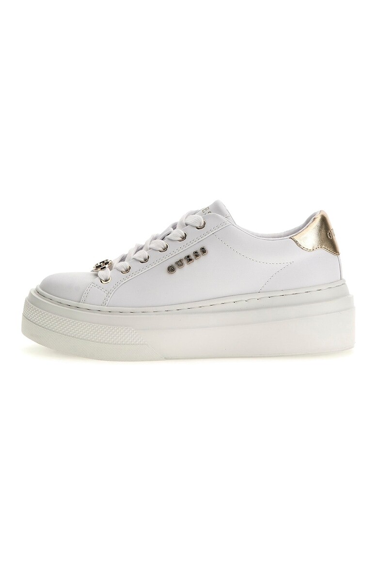 

Наклонные спортивные туфли из экокожи Guess, желтый