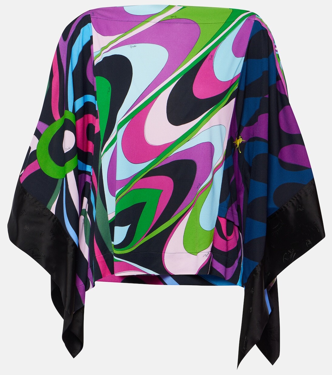 

Лоскутный топ Pucci, мультиколор