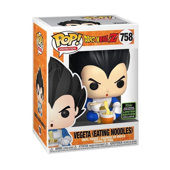 

Funko POP! Аниме, коллекционная фигурка, Dragonball Z, Вегета (Ест лапшу)
