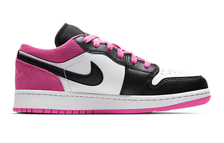 

Кроссовки подростковые Nike Air Jordan 1 Low SE, black active fuchsia