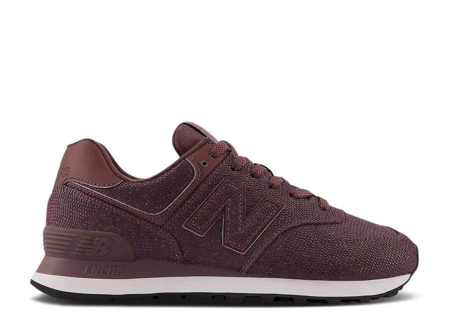 

Кроссовки New Balance Wmns 574 'Burgundy Bone Reptile', красный