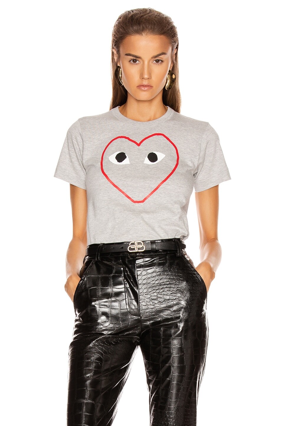 

Футболка Comme des Garçons Logo, серый