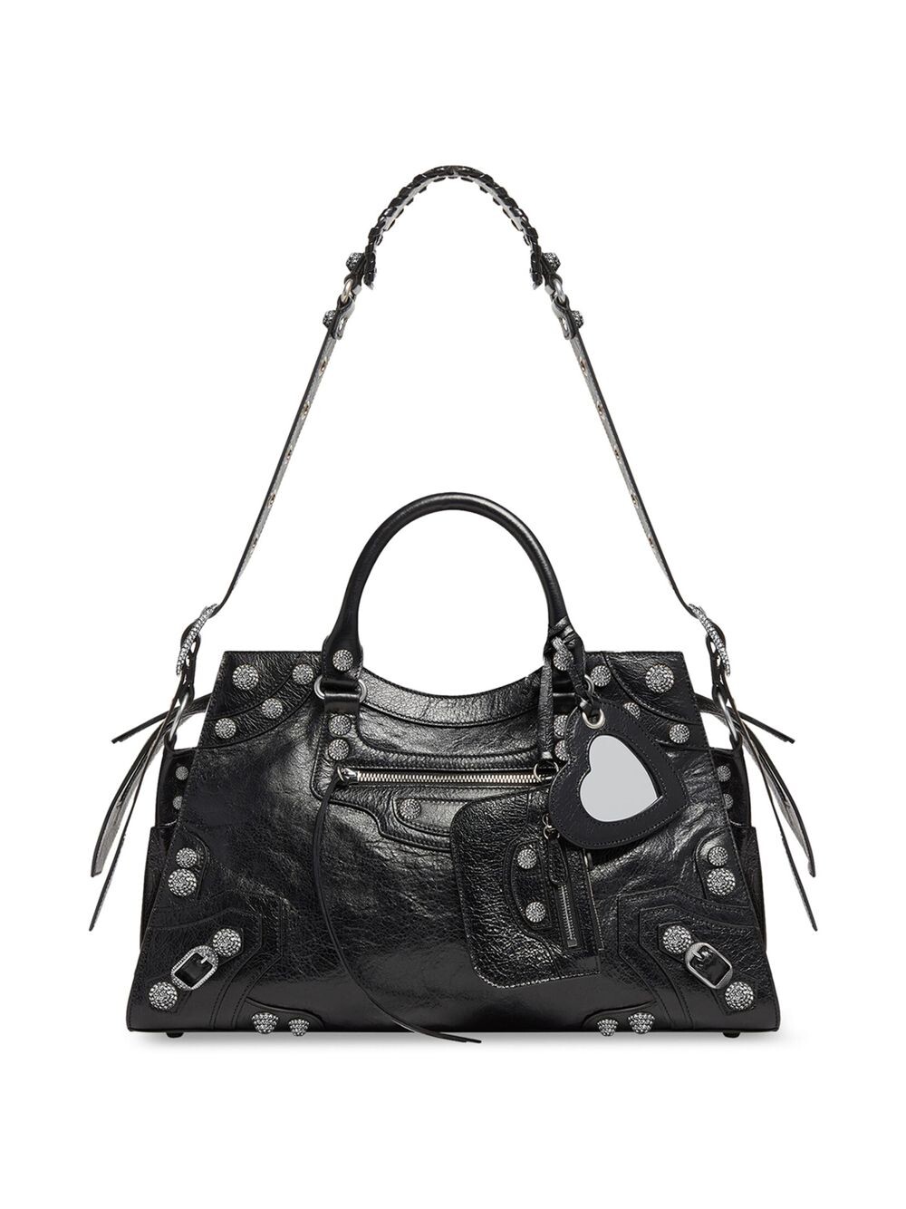

Сумка Neo Cagole City со стразами Balenciaga, черный