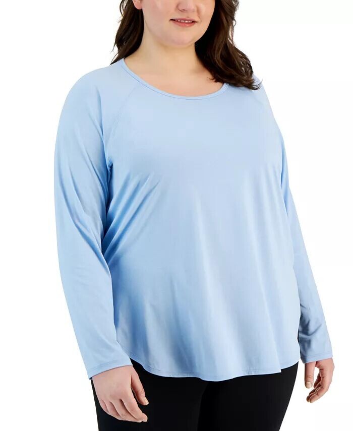 

Футболка с длинным рукавом Plus Size Essentials ID Ideology, синий
