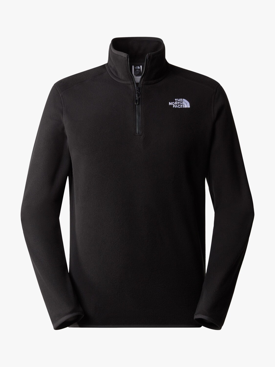 

Флисовая куртка The North Face 100 Glacier с молнией 1/4, черная, Черный