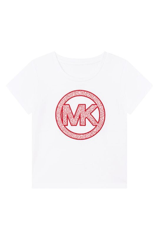 

Хлопковая футболка для детей Michael Kors, белый