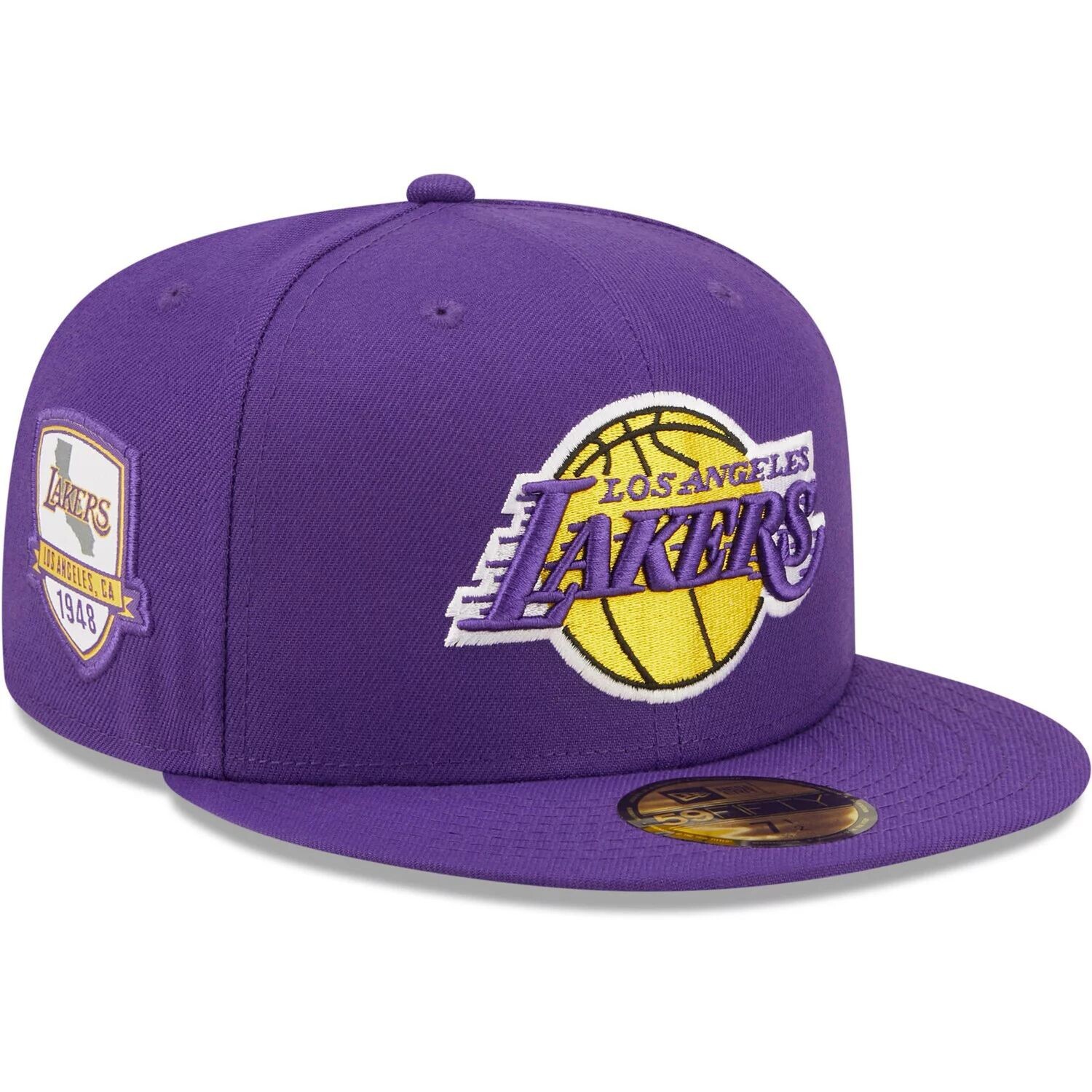 

Мужская приталенная кепка New Era Purple Los Angeles Lakers City Side 59FIFTY