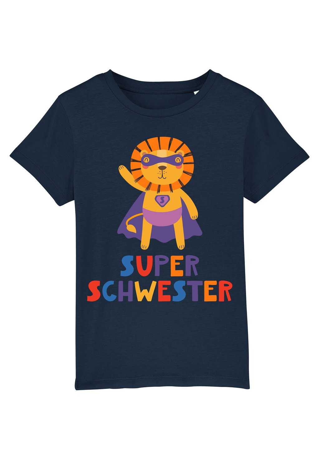 

Футболка с принтом LÖWE SUPERSCHWESTER Watapparel, цвет french navy