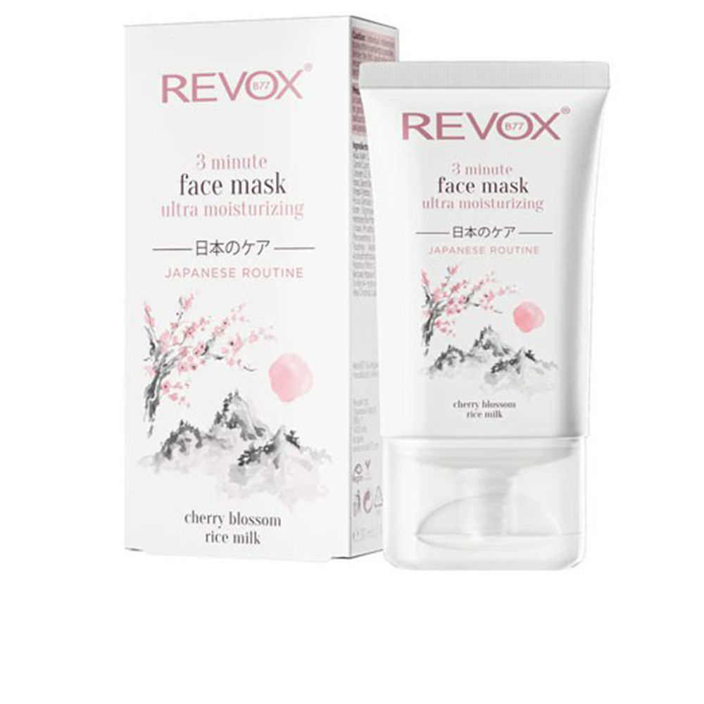 Маска для лица Japanese ritual 3 minute face mask ultra moisturizing Revox, 30 мл уход за лицом revox b77 крем для лица легкой текстуры