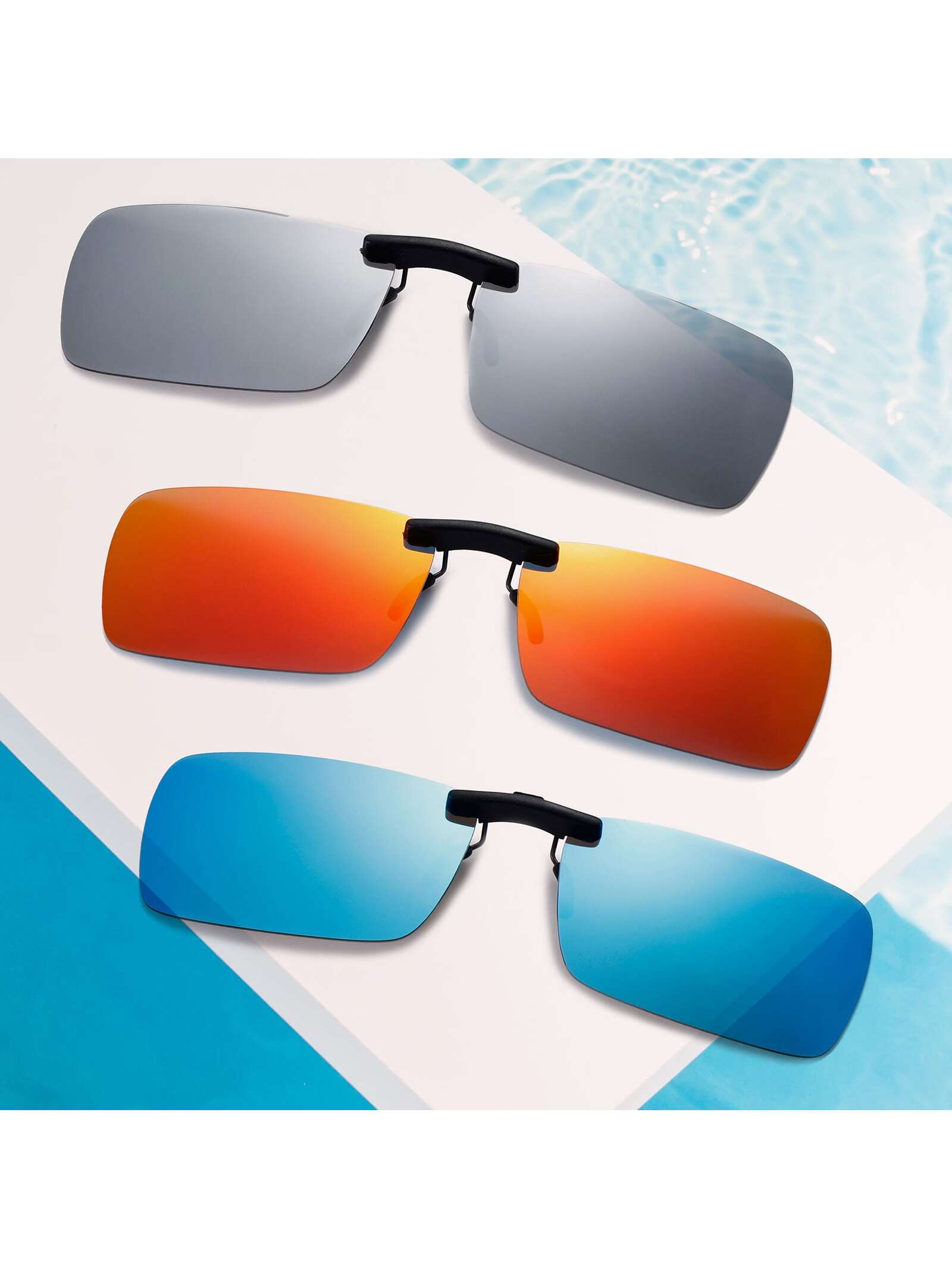 3 пары поляризованных клипс на солнцезащитные очки для очков по рецепту разоблачение поляризованных солнцезащитных очков blenders eyewear цвет future ruler pol