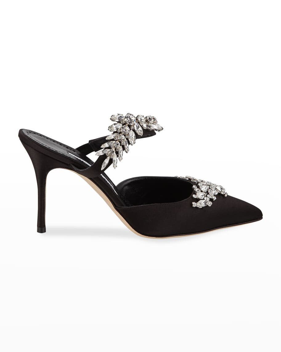 

Мюли Lurum с кристаллами Manolo Blahnik