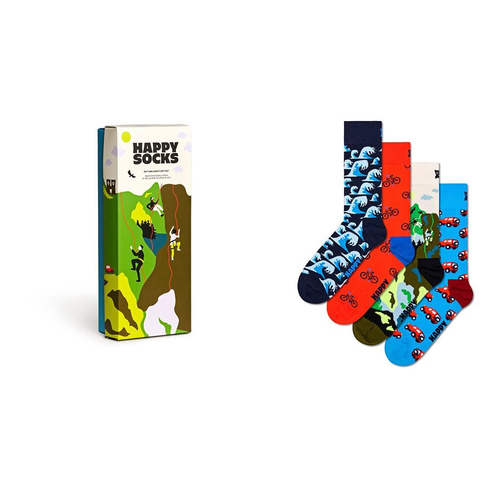 

Носки Happy Out And Abouts Gift Set Half 4 шт, разноцветный