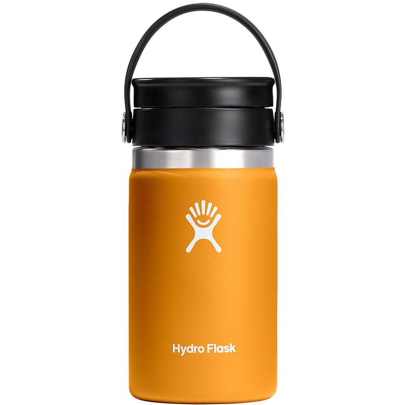 

Изолированная бутылка с гибкой крышкой емкостью 12 унций Hydro Flask, коричневый