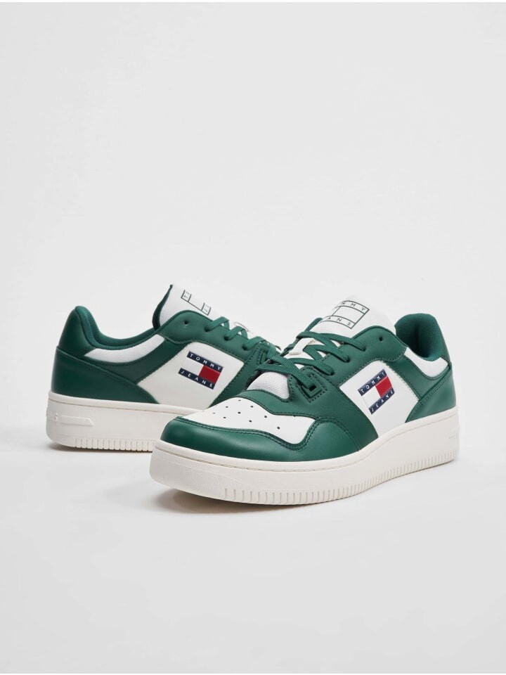 

Кроссовки на шнуровке Tommy Hilfiger, цвет court green