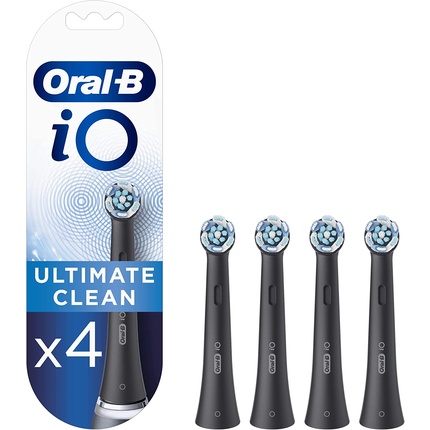Сменные насадки Oral-B Io Ultimate Clean, черные, Oral B комплект насадок oral b io ultimate clean