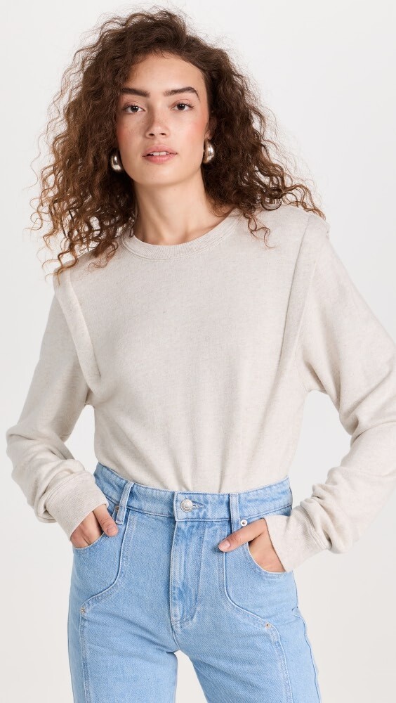 

Толстовка Isabel Marant Étoile Masson, экру