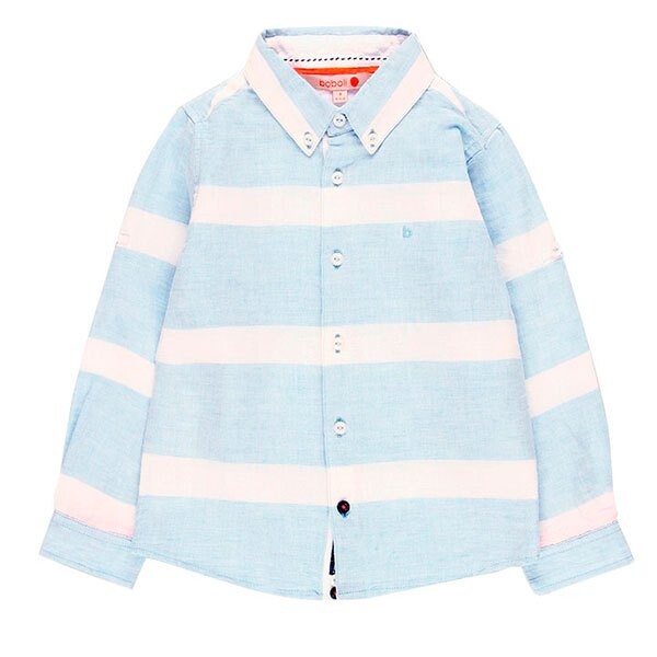 

Рубашка с длинным рукавом Boboli Linen, синий