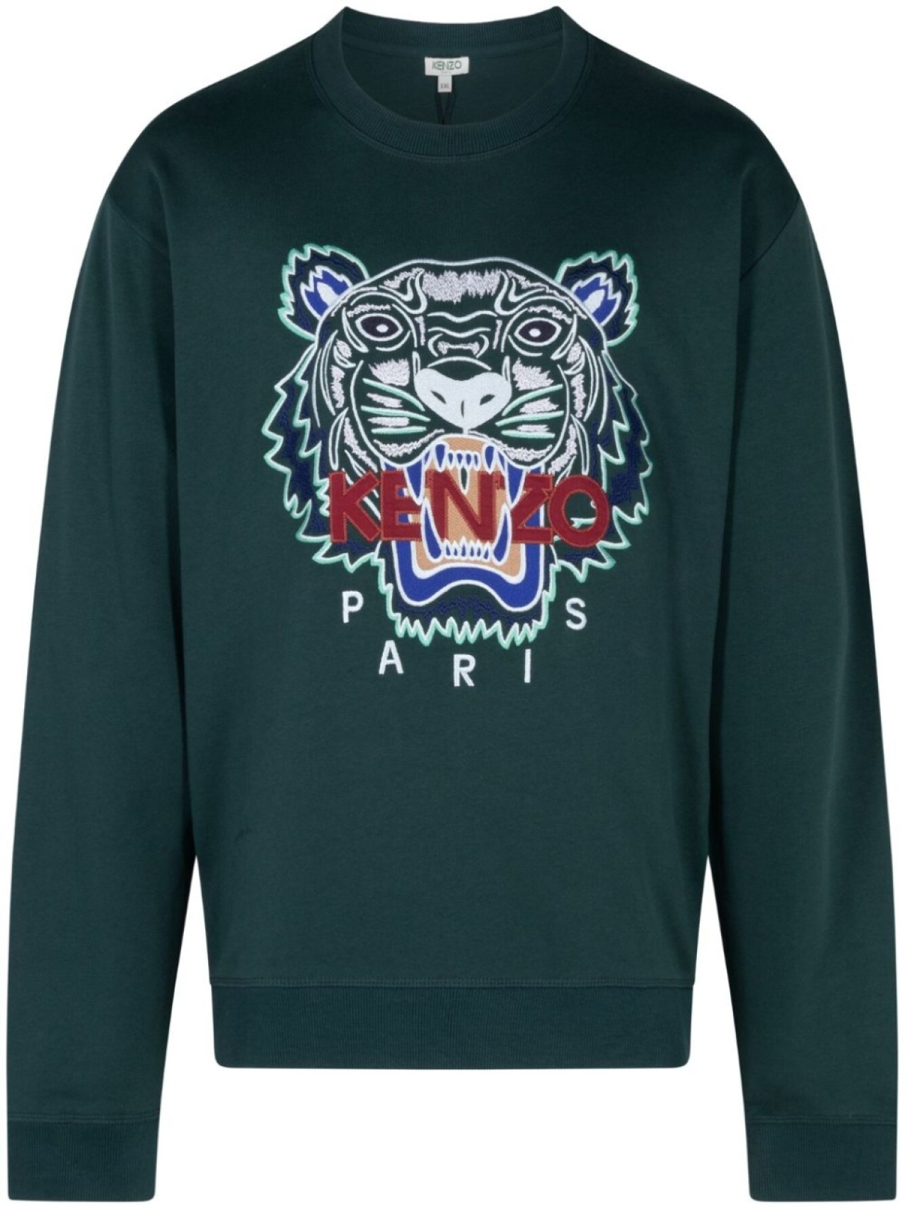 

Толстовка Forest Green с принтом Tiger Kenzo, зеленый