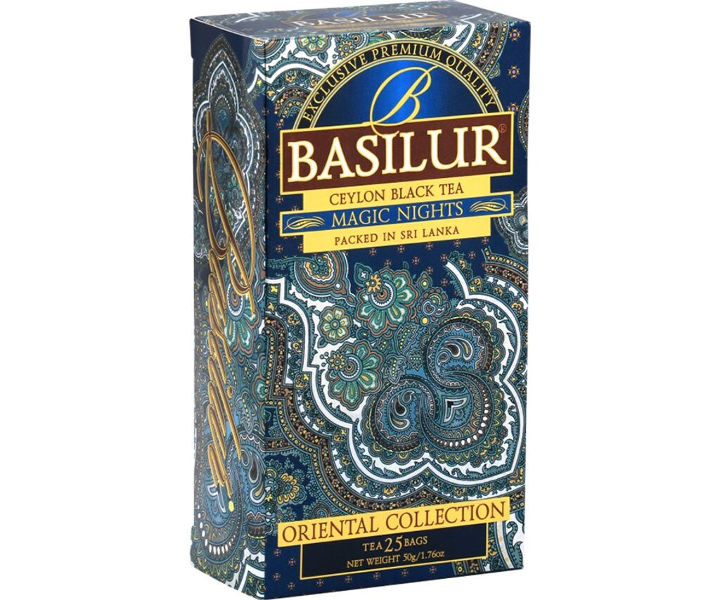 

BASILUR Black Ceylon - Чай Волшебные Ночи 25 шт.