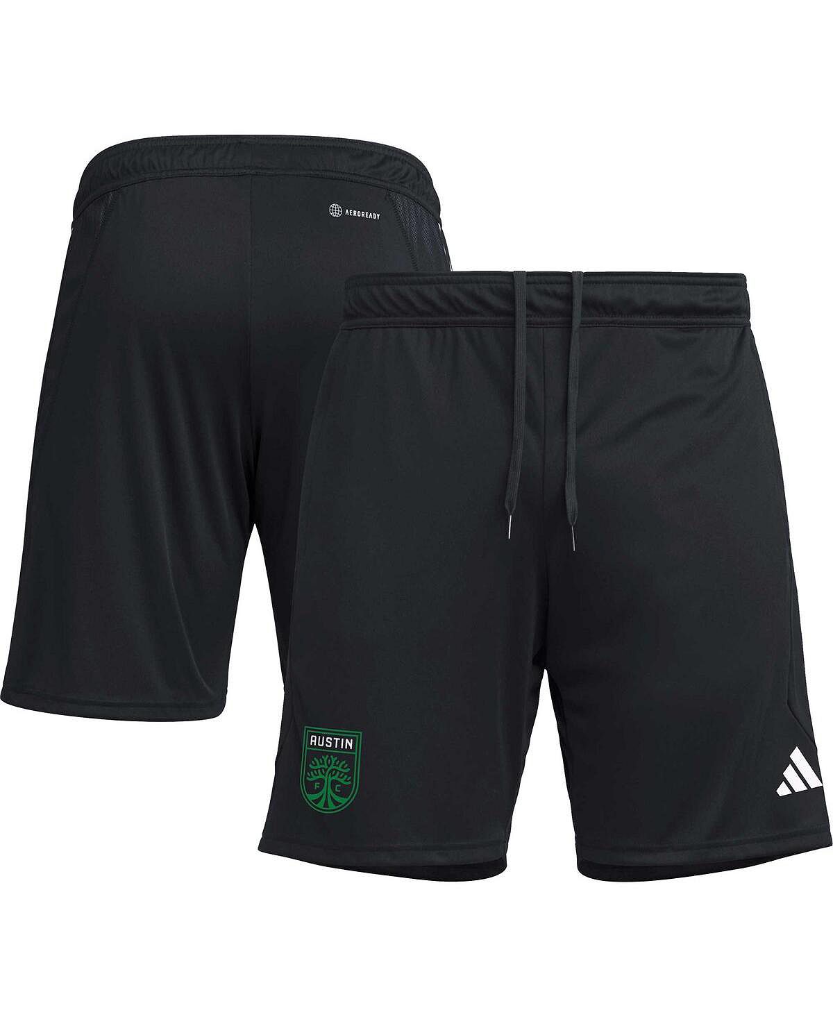 Мужские черные тренировочные шорты Austin FC 2023 AEROREADY adidas