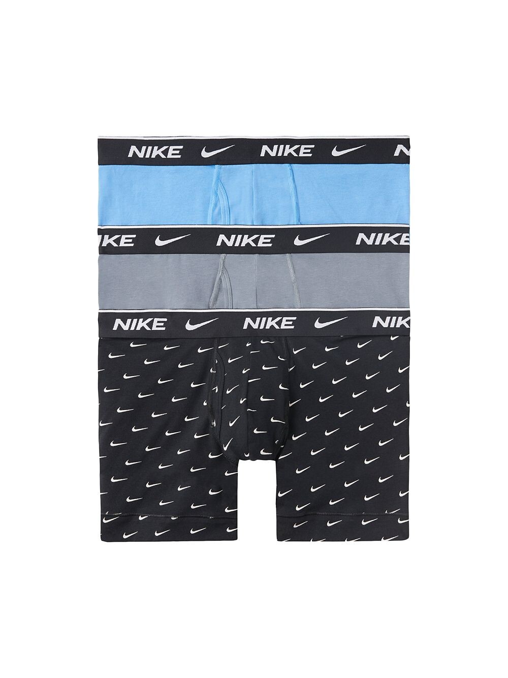

Комплект из 3 стрейч-трусов-боксеров Dri-Fit Essential Essential Nike, серый