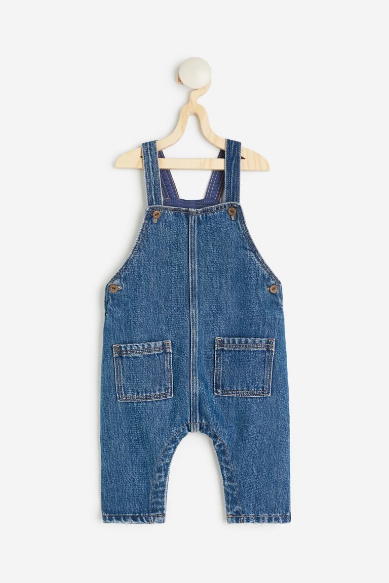 

Джинсовый комбинезон на подкладке H&M, синий