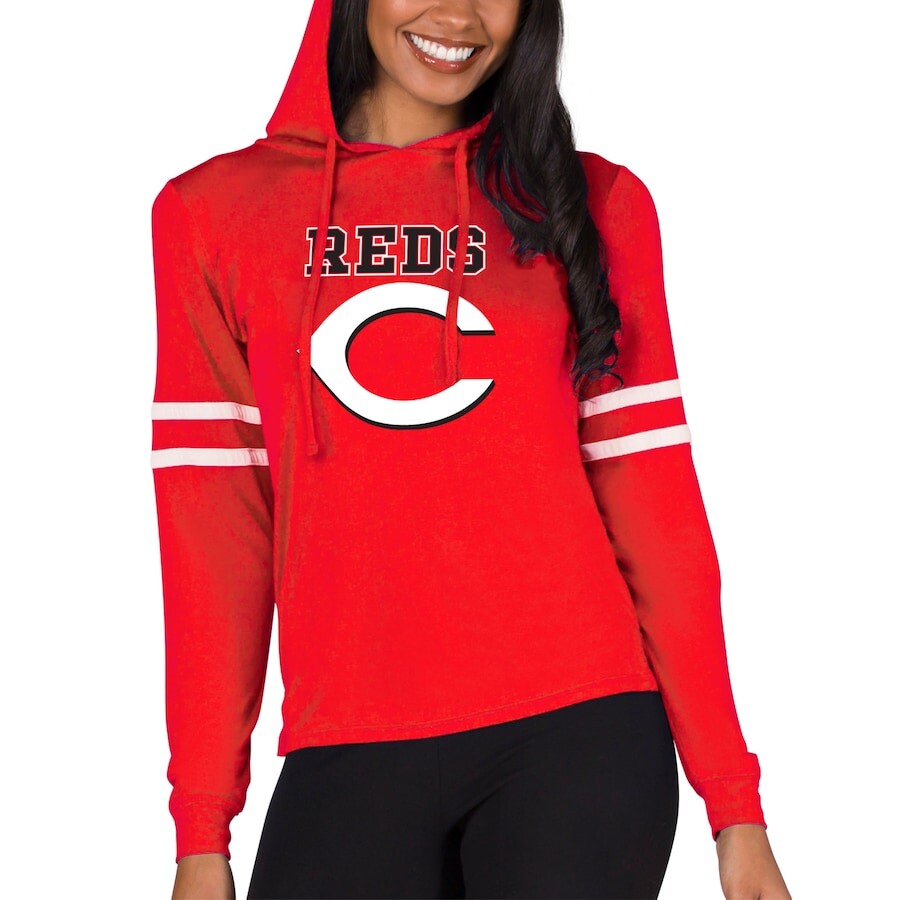 

Футболка с длинным рукавом Concepts Sport Cincinnati Reds, красный