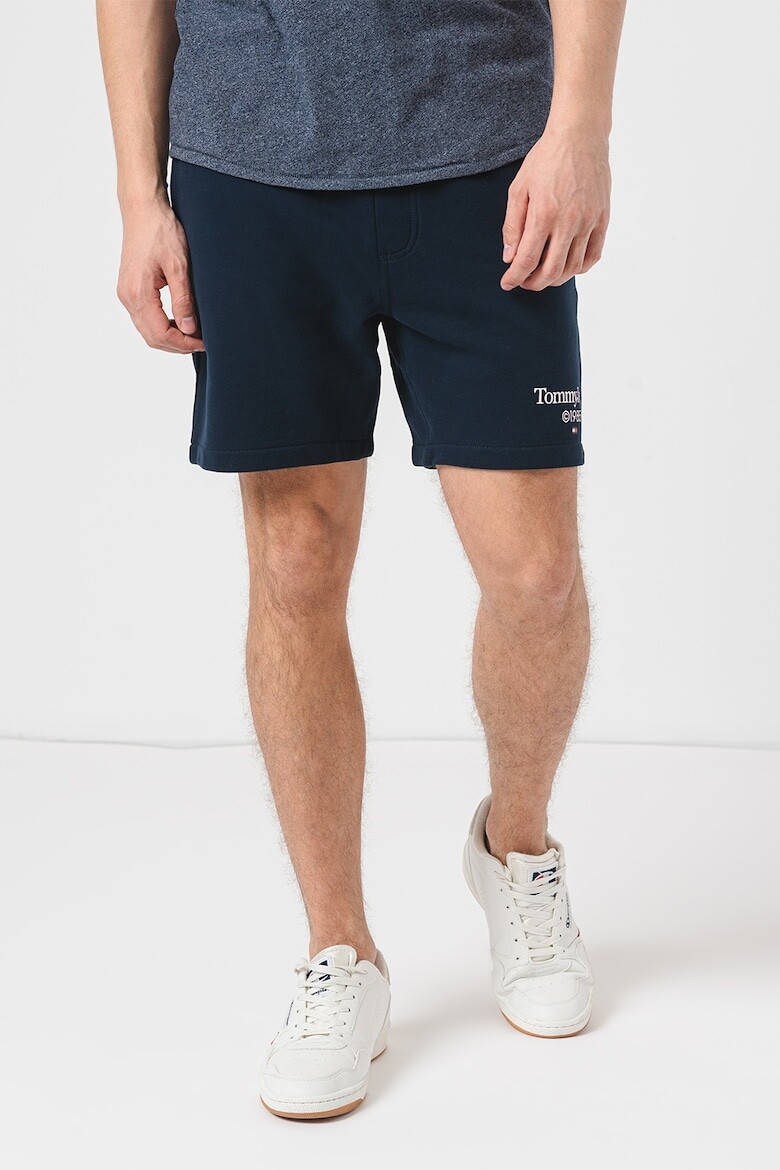 

Хлопковые шорты с регулируемой талией Tommy Jeans, синий