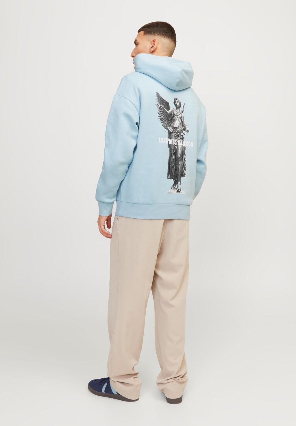 цена Толстовка JORMONUMENT HOOD UNISEX Jack & Jones, синий