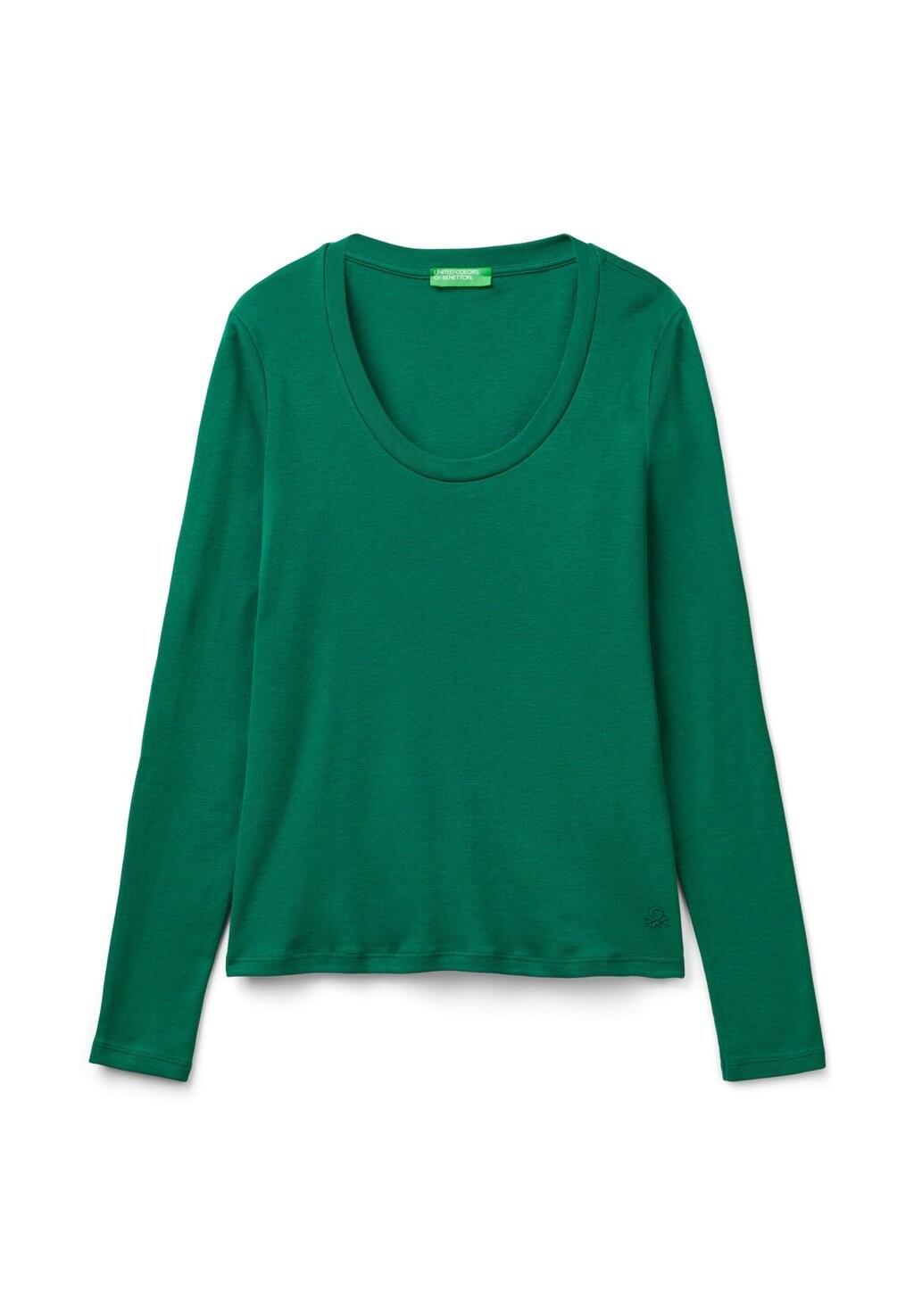 

Топ с длинными рукавами United Colors of Benetton, зеленый
