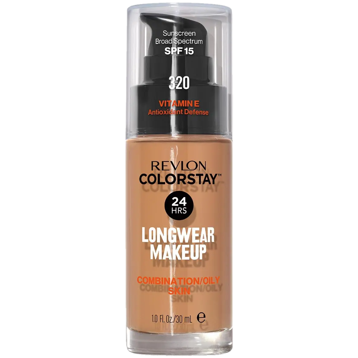 

Тональный крем с помпой для комбинированной и жирной кожи tru beige 320 Revlon Colorstay, 30 мл