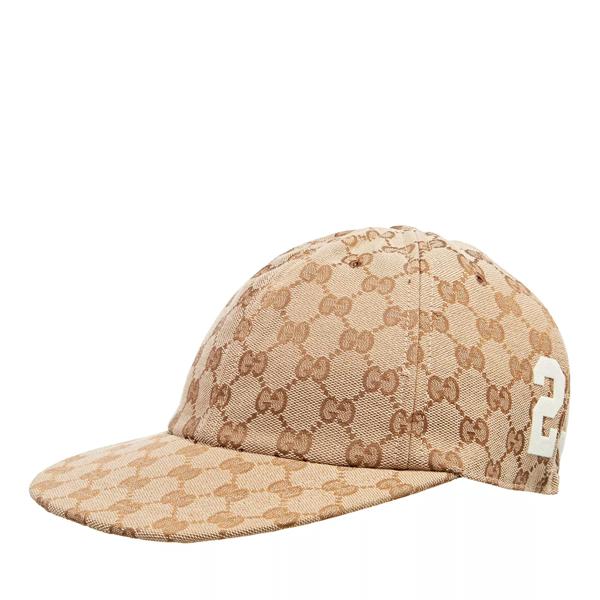 

Бейсболка gg baseball cap cotton canvas beige ebony/mystic Gucci, бежевый