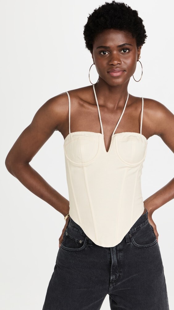 

Топ Lioness Del Gato Corset, белый