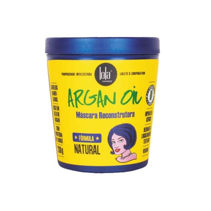 Маска для волос Mascarilla Reconstructura Argan Oil Lola Cosmetics, 230 ml vieso восстанавливающая маска для волос с аргановым маслом 350 мл банка